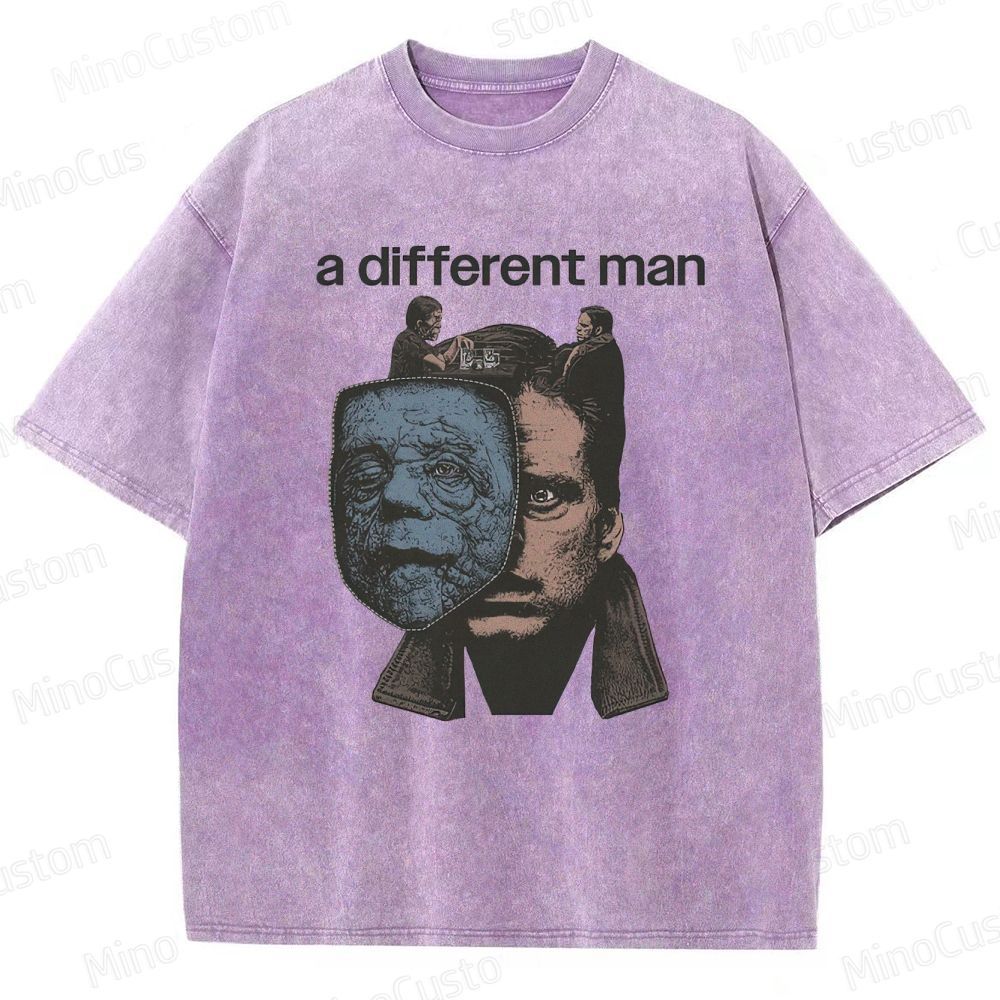 A Different Man Vintage Washed Psychological Thriller T - shirt