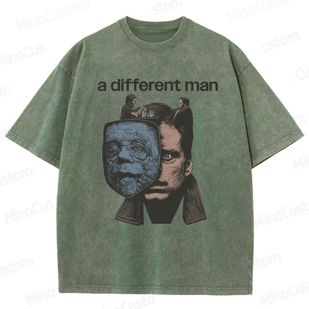 A Different Man Vintage Washed Psychological Thriller T - shirt