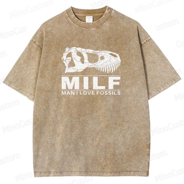 Jurassic Park - Inspired Dinosaur Skull Vintage Washed T - shirt