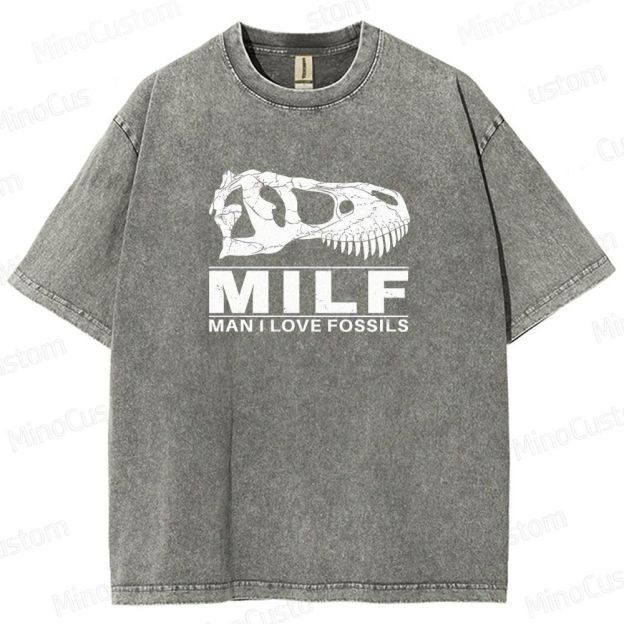 Jurassic Park - Inspired Dinosaur Skull Vintage Washed T - shirt