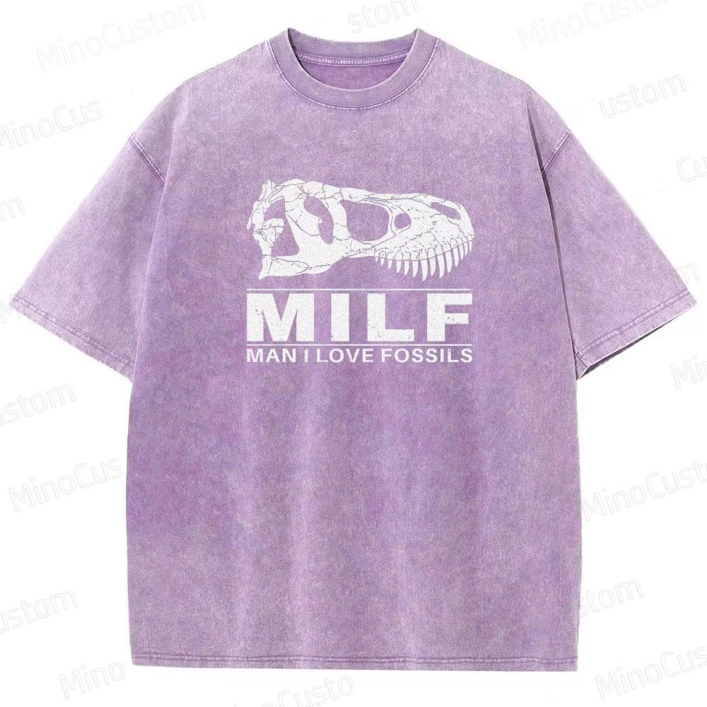 Jurassic Park - Inspired Dinosaur Skull Vintage Washed T - shirt