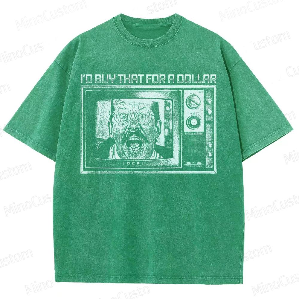 Robocop Vintage Sci-Fi 80s Washed T-Shirt 