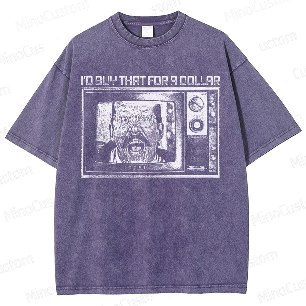 Robocop Vintage Sci-Fi 80s Washed T-Shirt 