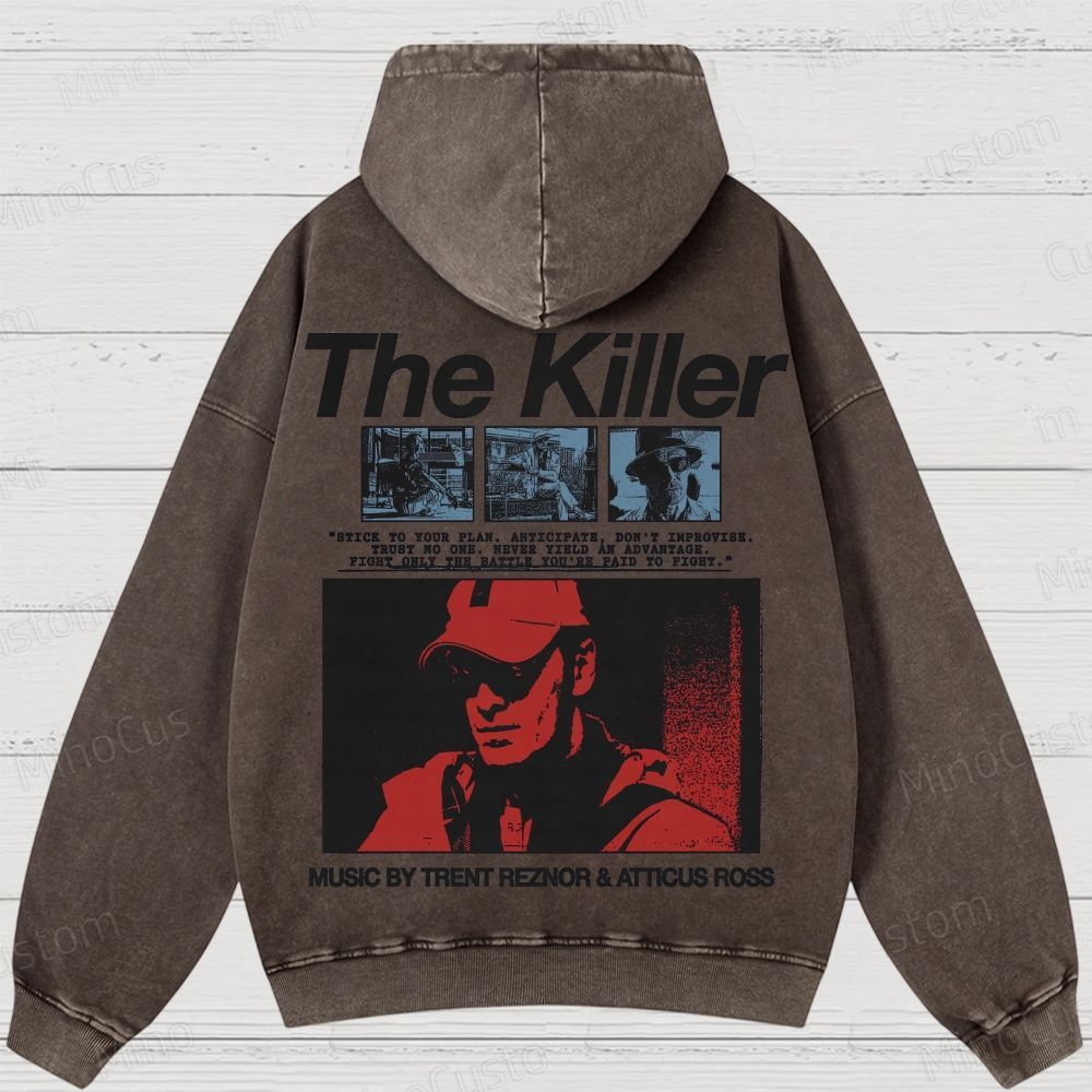 The Killer Vintage Washed Thriller Hoodie