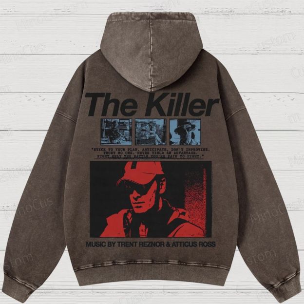 The Killer Vintage Washed Thriller Hoodie