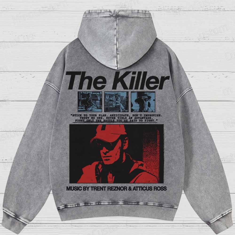 The Killer Vintage Washed Thriller Hoodie