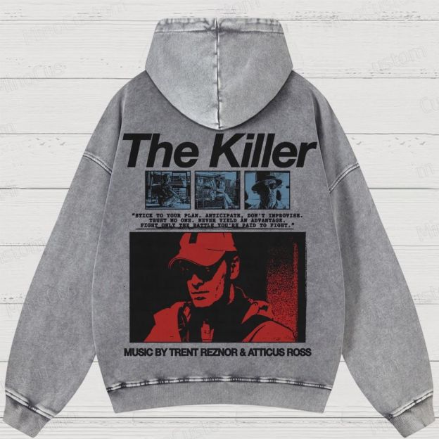 The Killer Vintage Washed Thriller Hoodie