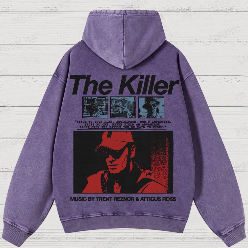 The Killer Vintage Washed Thriller Hoodie