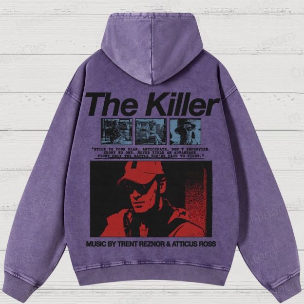The Killer Vintage Washed Thriller Hoodie