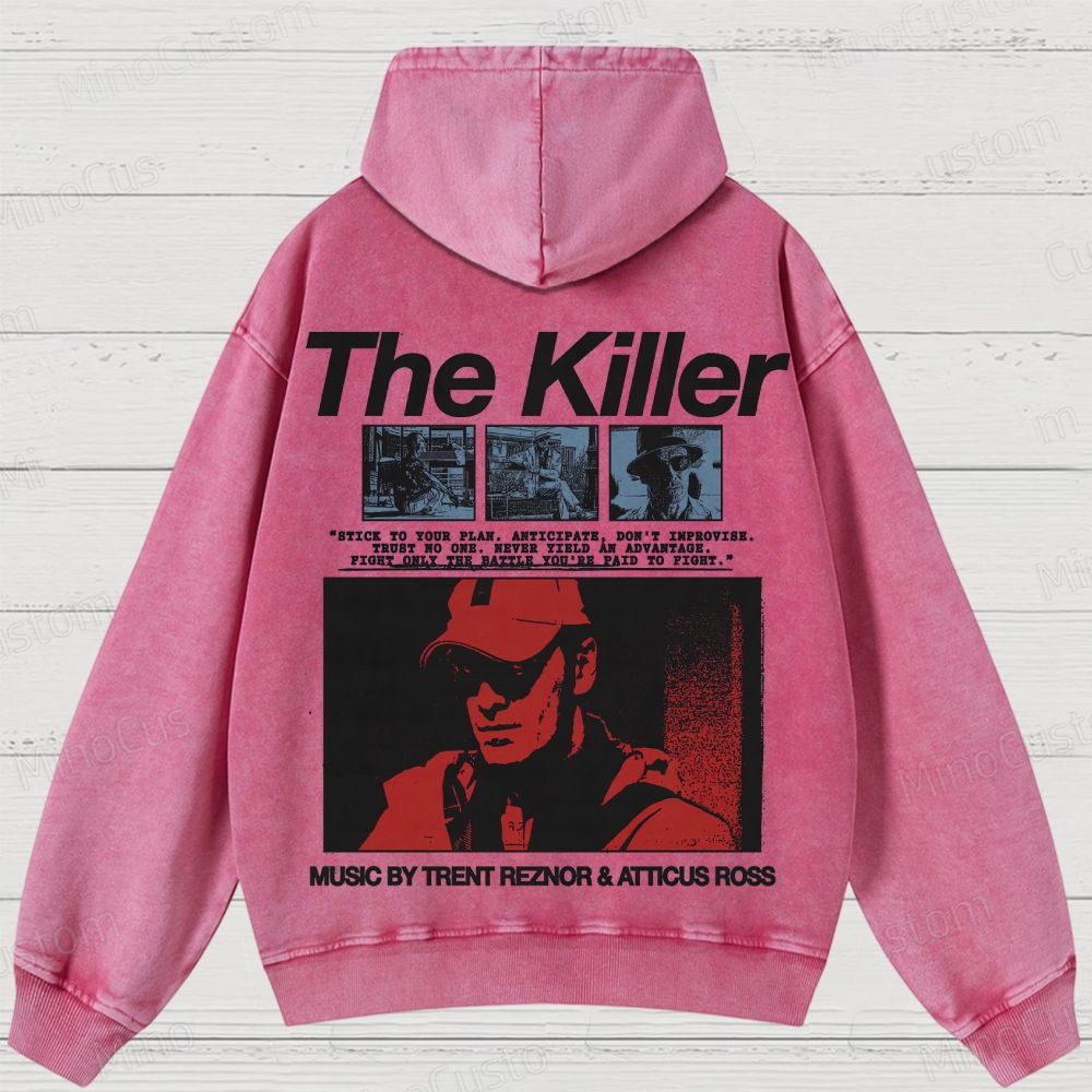 The Killer Vintage Washed Thriller Hoodie