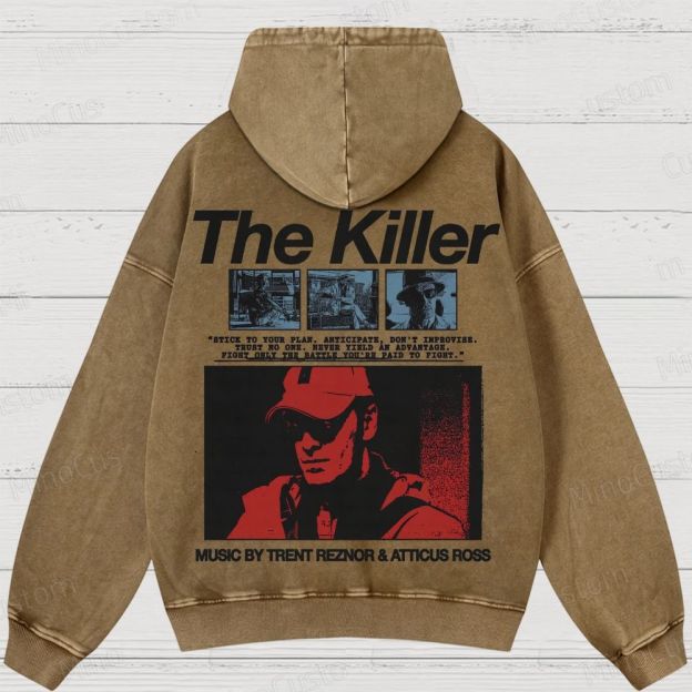 The Killer Vintage Washed Thriller Hoodie
