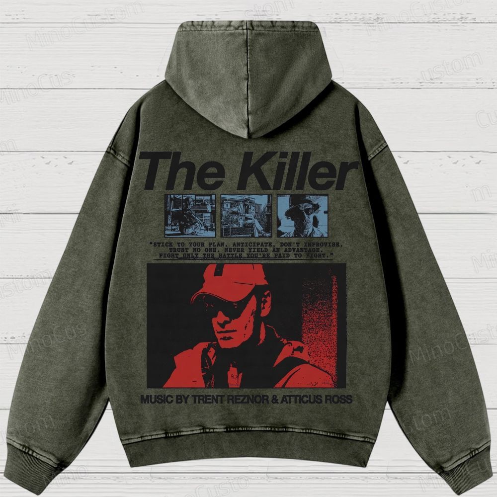 The Killer Vintage Washed Thriller Hoodie
