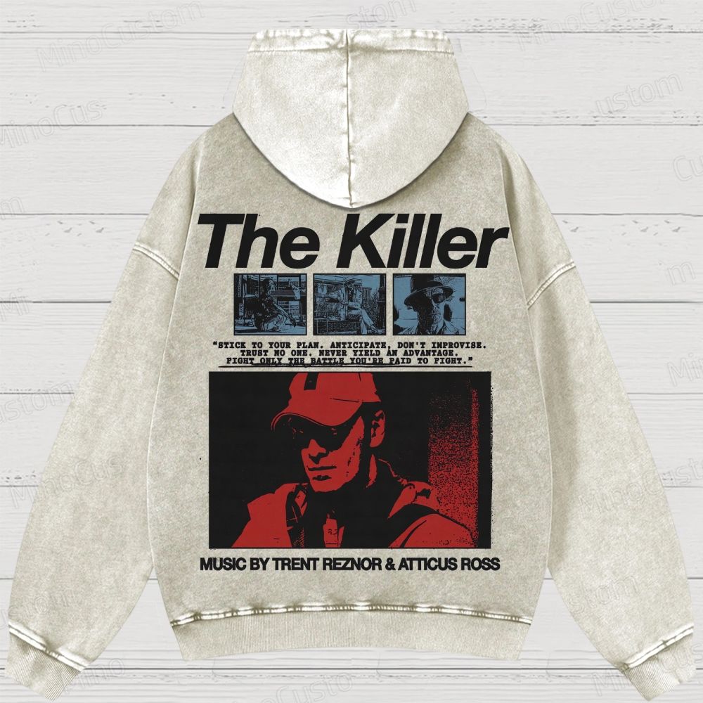 The Killer Vintage Washed Thriller Hoodie