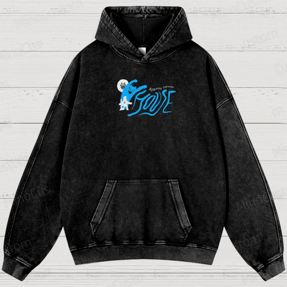 House (Hausu) Vintage Washed Psychedelic Horror Hoodie