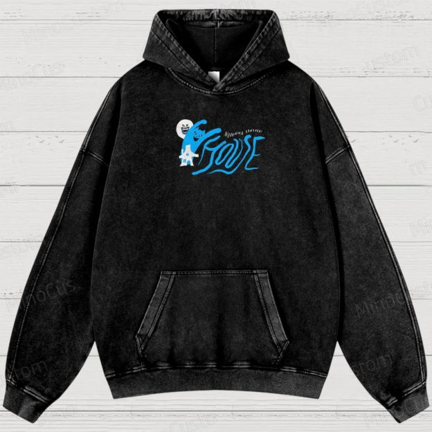 House (Hausu) Vintage Washed Psychedelic Horror Hoodie