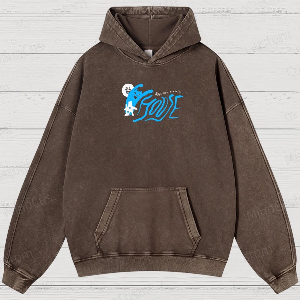 House (Hausu) Vintage Washed Psychedelic Horror Hoodie