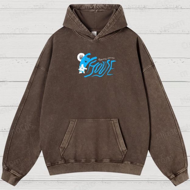 House (Hausu) Vintage Washed Psychedelic Horror Hoodie