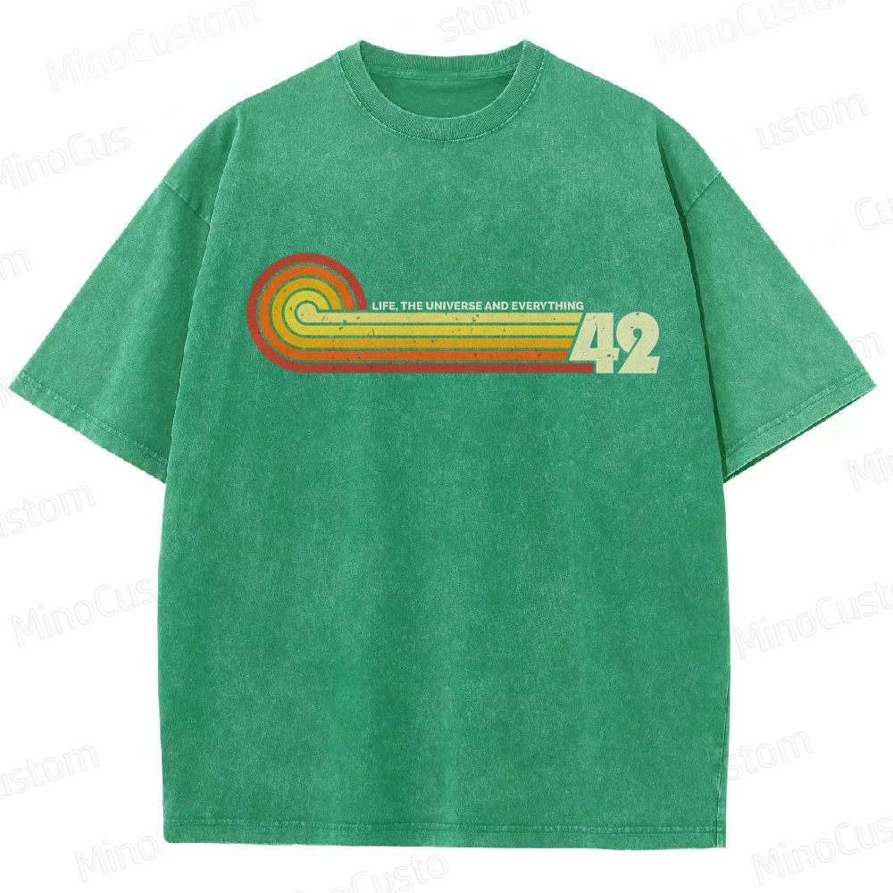 The Hitchhiker's Guide to the Galaxy Vintage Washed T - shirt