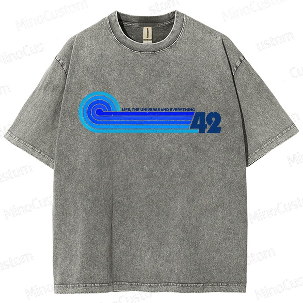 The Hitchhiker's Guide to the Galaxy Vintage Washed T - shirt