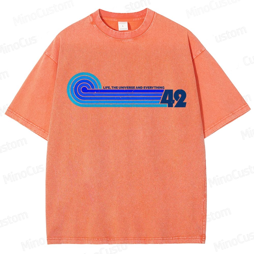 The Hitchhiker's Guide to the Galaxy Vintage Washed T - shirt