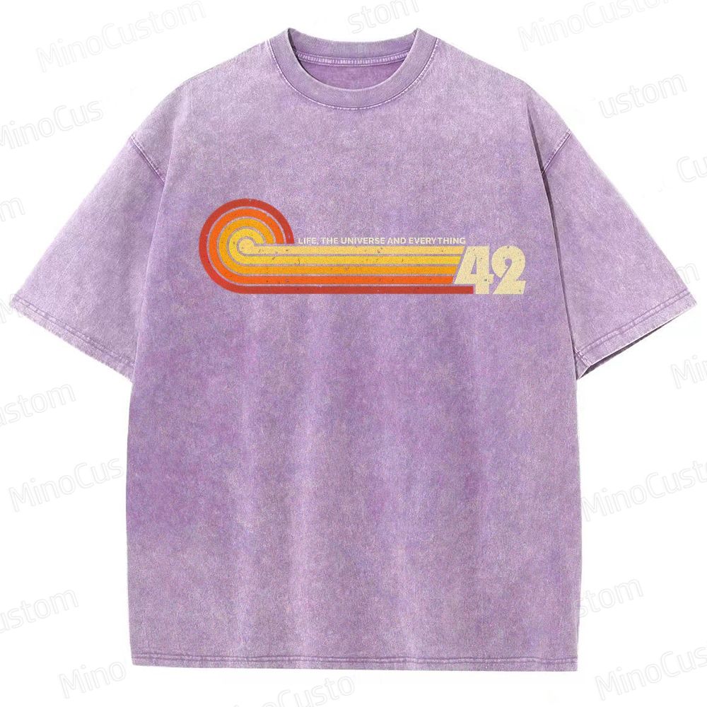 The Hitchhiker's Guide to the Galaxy Vintage Washed T - shirt