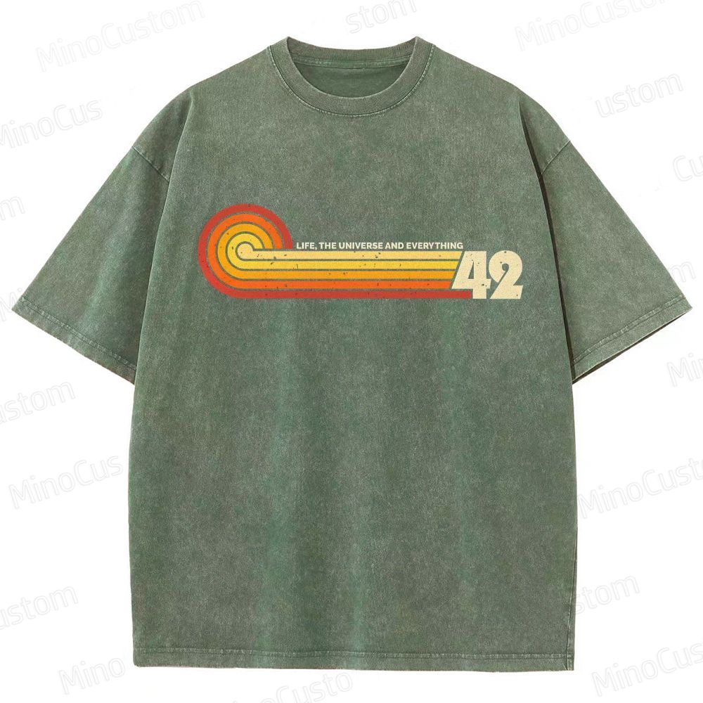 The Hitchhiker's Guide to the Galaxy Vintage Washed T - shirt