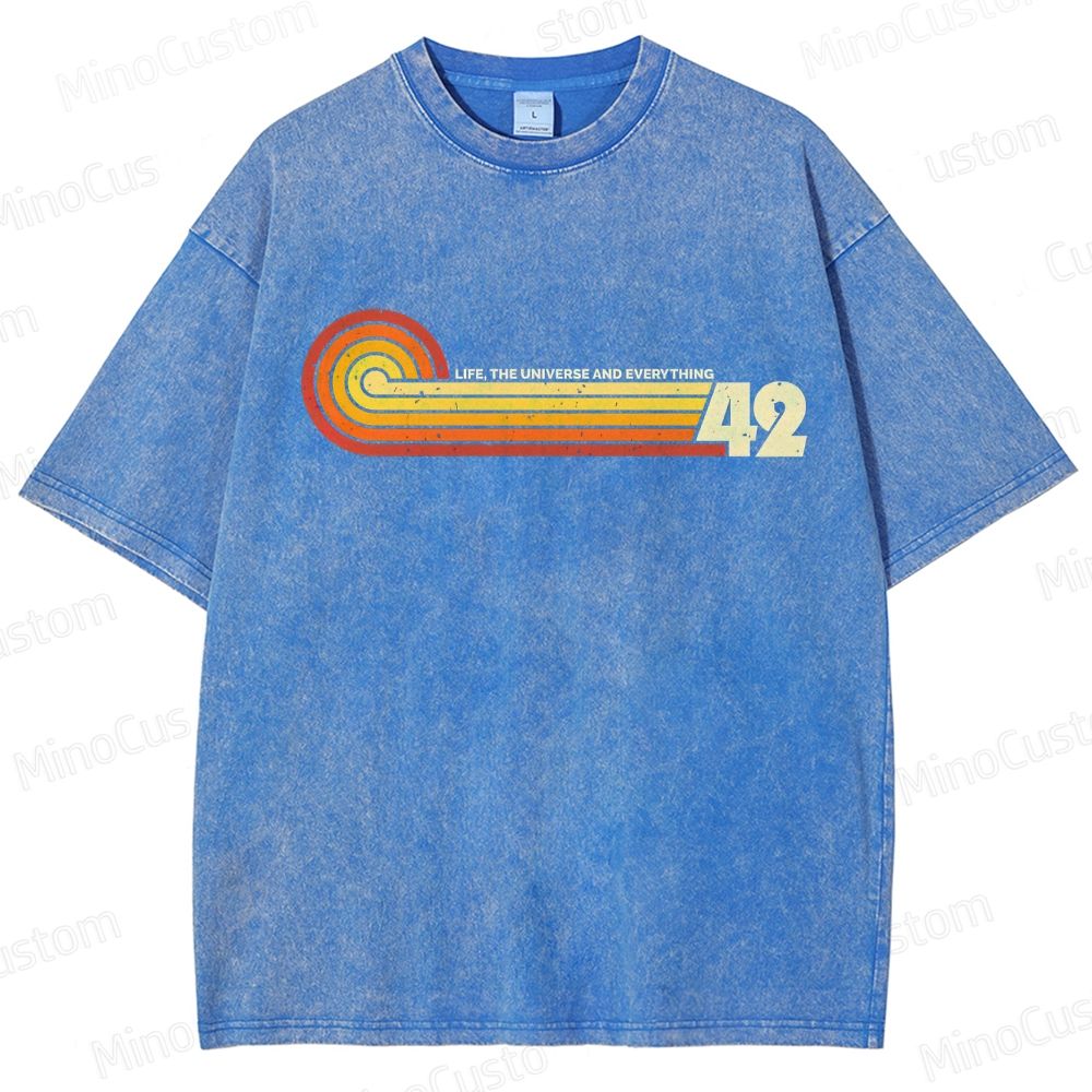 The Hitchhiker's Guide to the Galaxy Vintage Washed T - shirt