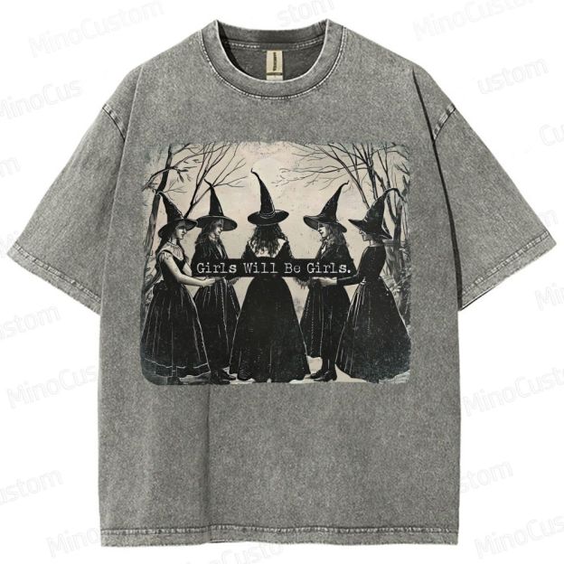  Vintage Halloween  Washed T-Shirt 