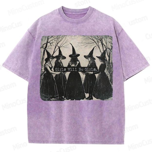  Vintage Halloween  Washed T-Shirt 