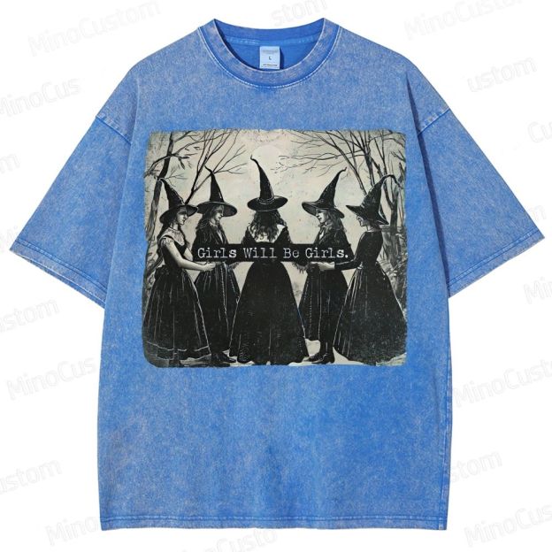  Vintage Halloween  Washed T-Shirt 