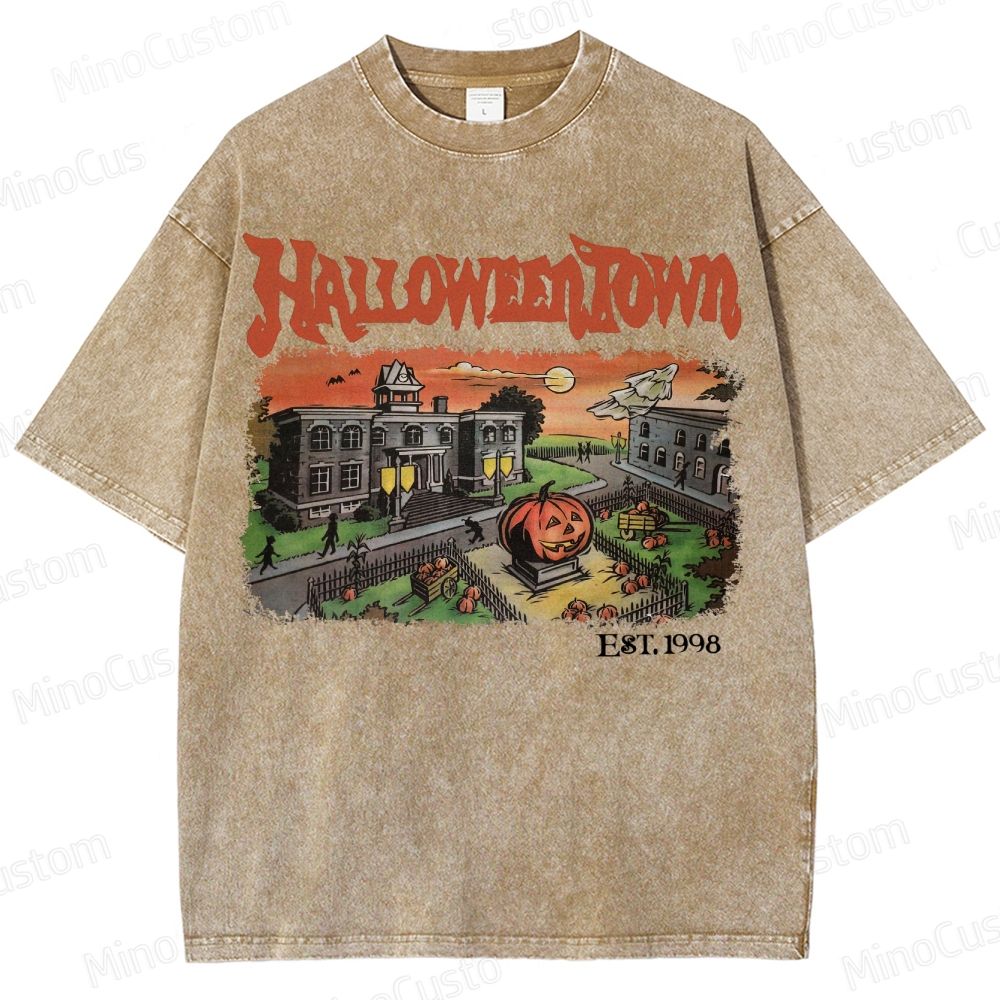 Halloweentown Est 1998 Washed T-Shirt 