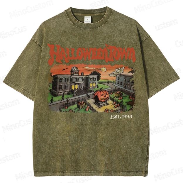 Halloweentown Est 1998 Washed T-Shirt 