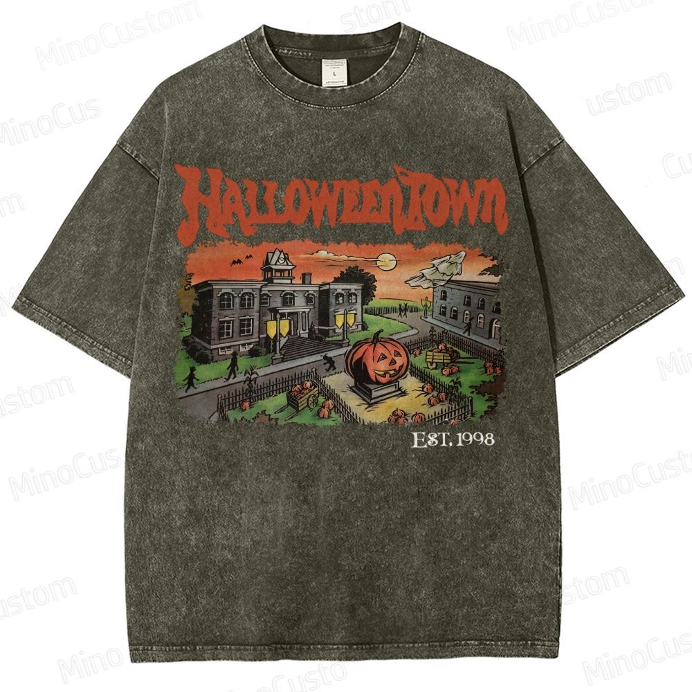 Halloweentown Est 1998 Washed T-Shirt 