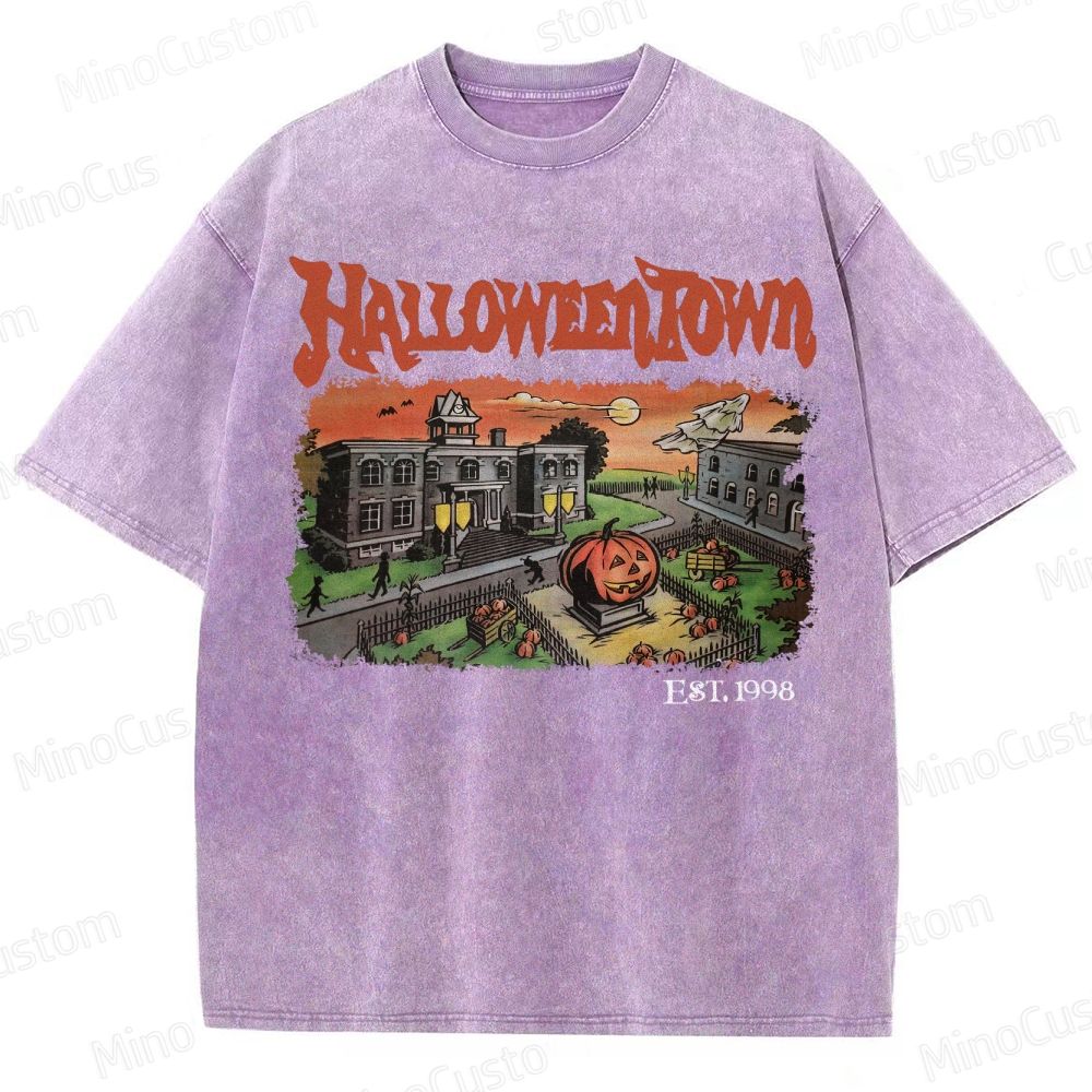 Halloweentown Est 1998 Washed T-Shirt 