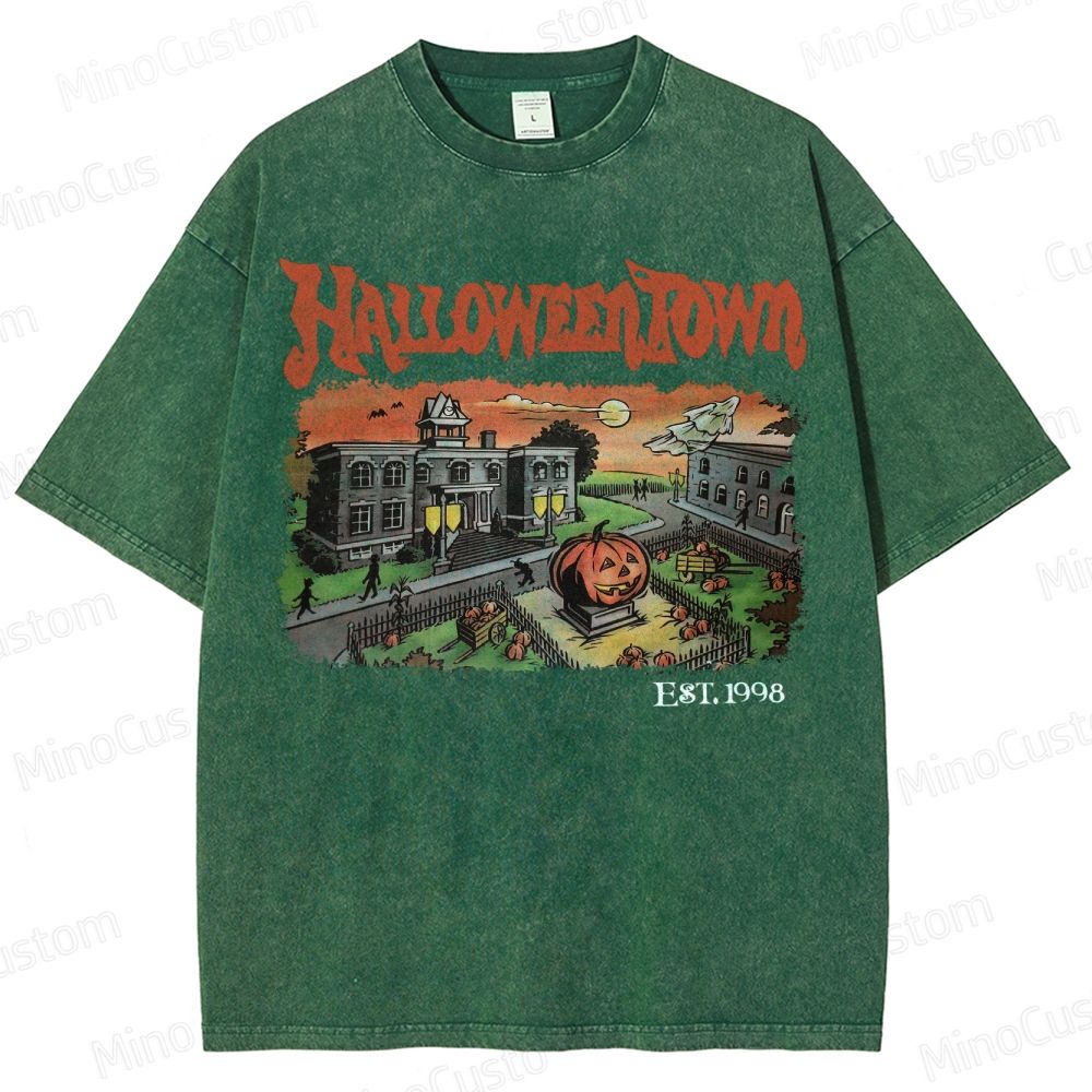 Halloweentown Est 1998 Washed T-Shirt 