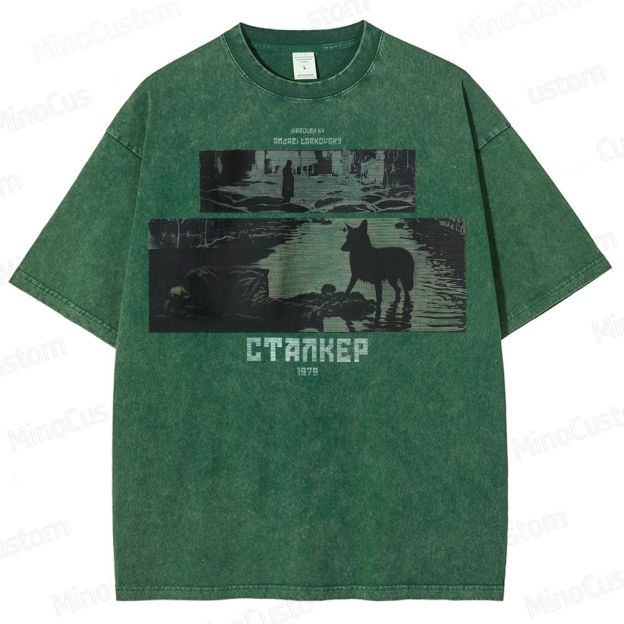 Stalker 1979 Movie Washed T-Shirt 