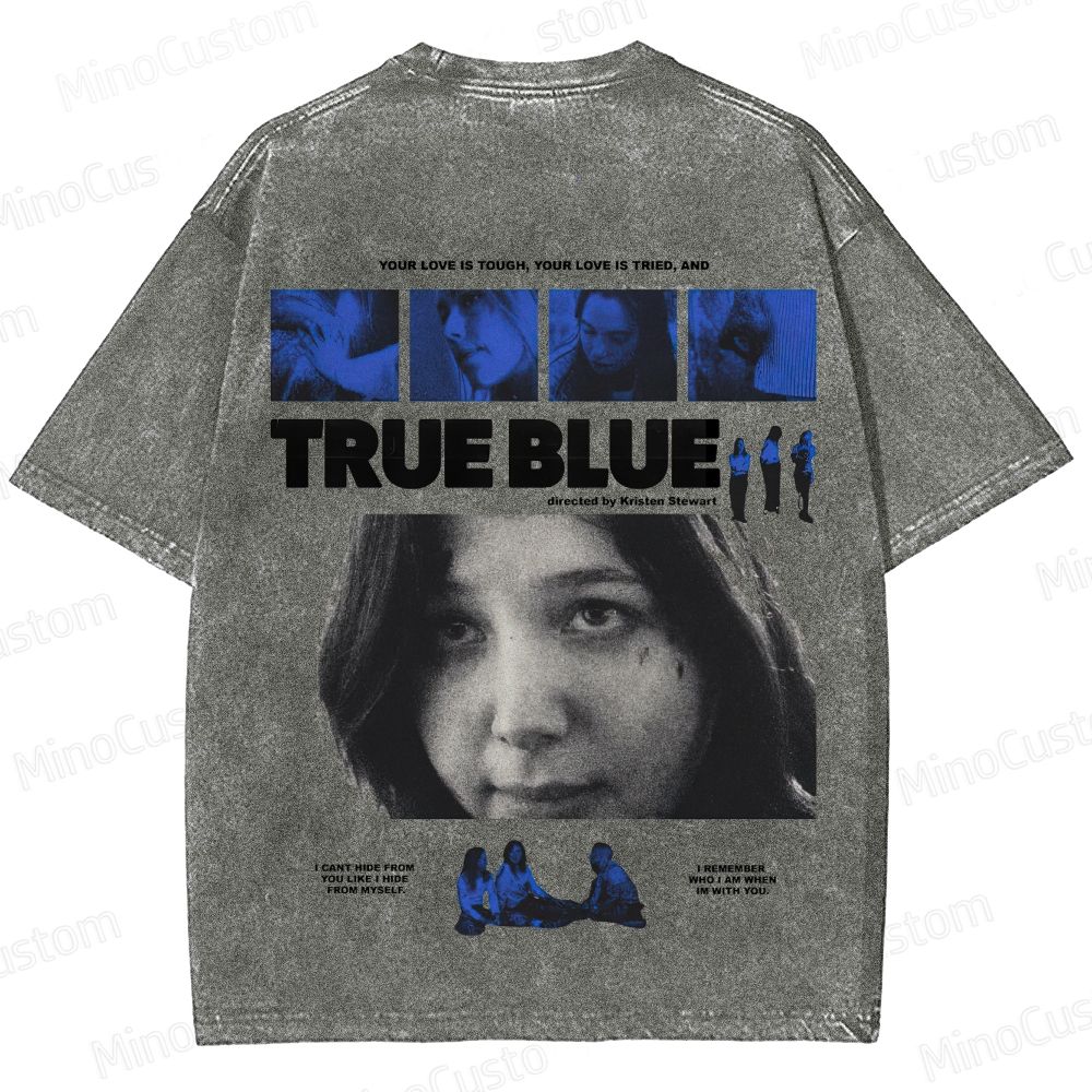 True Blue Vintage Washed Drama T - shirt