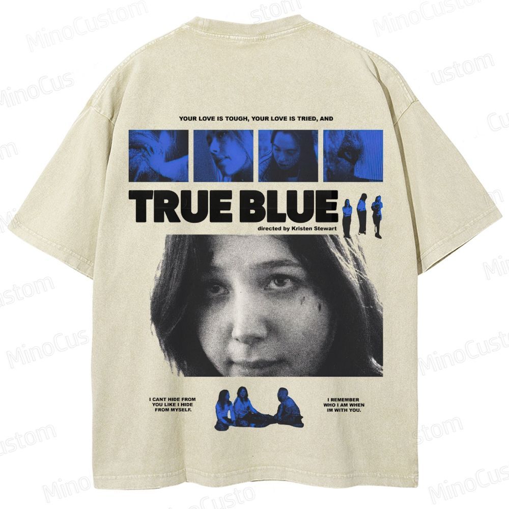 True Blue Vintage Washed Drama T - shirt