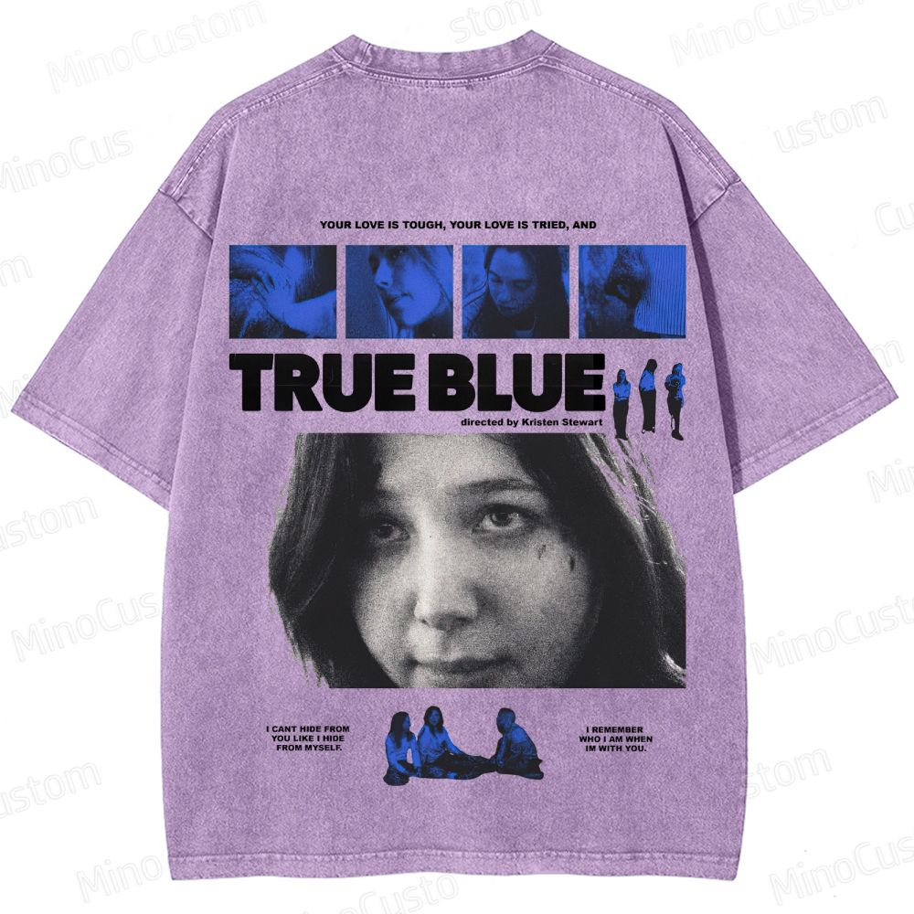 True Blue Vintage Washed Drama T - shirt