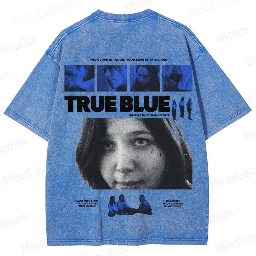 True Blue Vintage Washed Drama T - shirt