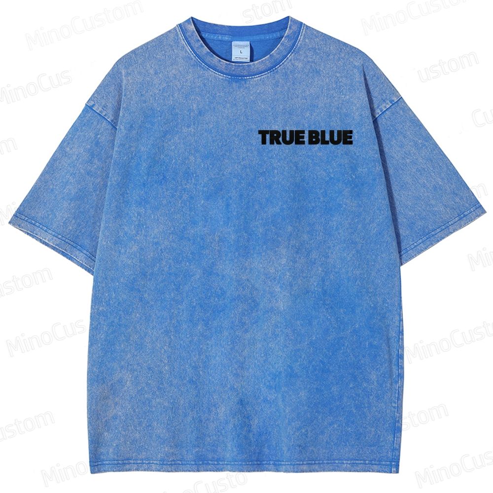 True Blue Vintage Washed Drama T - shirt