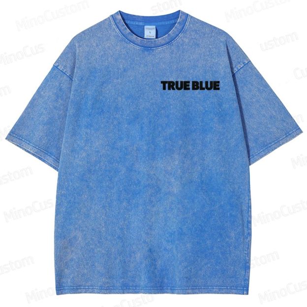True Blue Vintage Washed Drama T - shirt