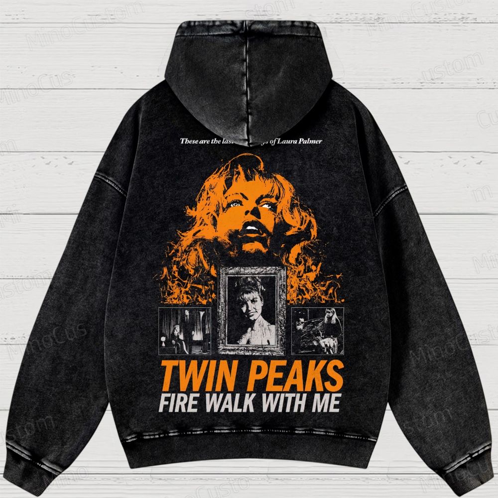 Twin Peaks: Fire Walk With Me Washed Hoodies