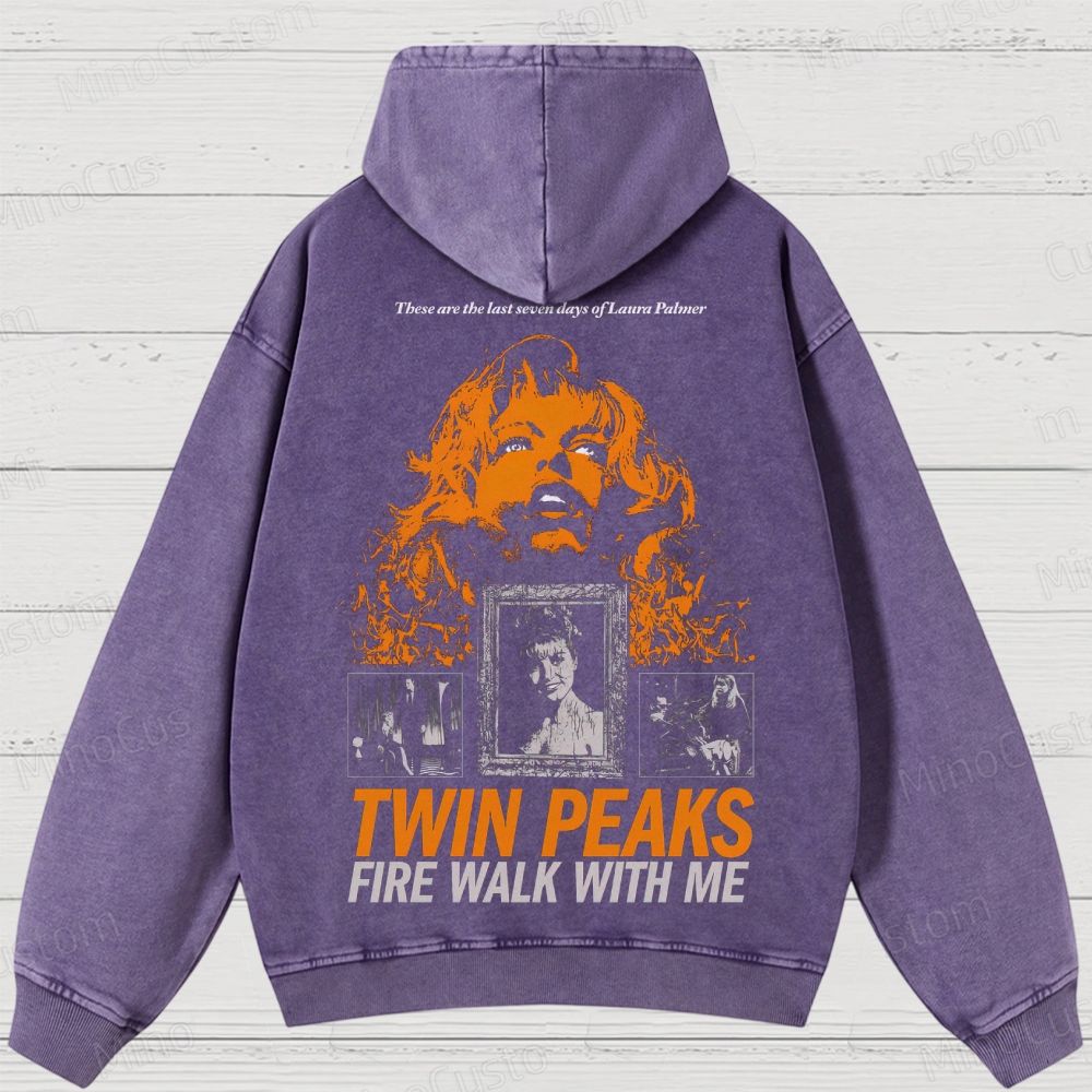 Twin Peaks: Fire Walk With Me Washed Hoodies