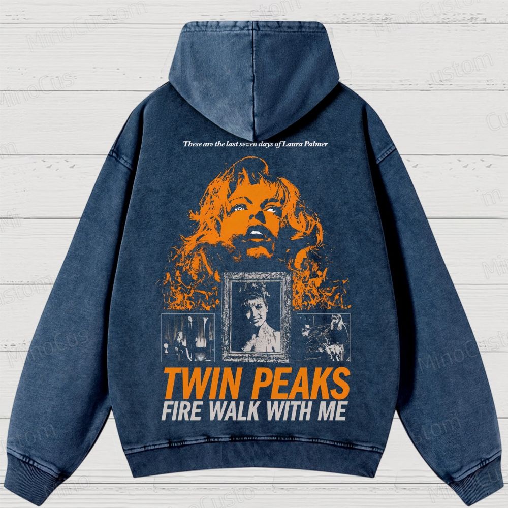Twin Peaks: Fire Walk With Me Washed Hoodies