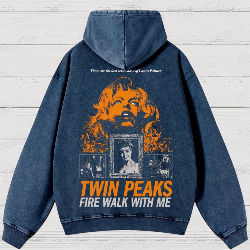 Twin Peaks: Fire Walk With Me Washed Hoodies