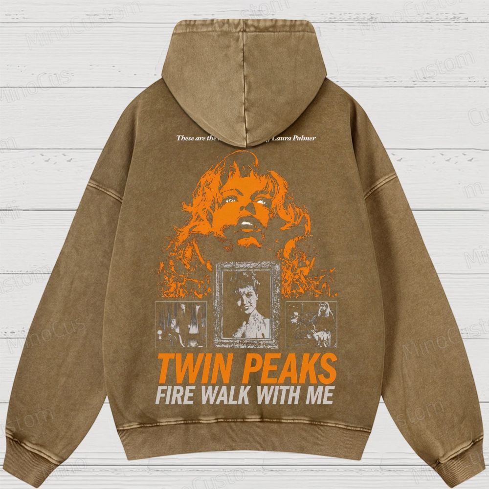 Twin Peaks: Fire Walk With Me Washed Hoodies