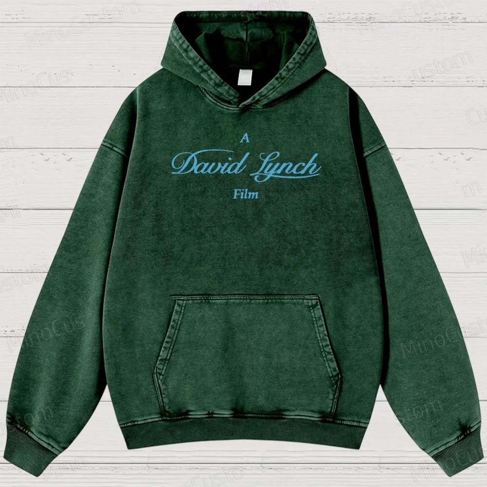 Blue Velvet  Washed Hoodies 