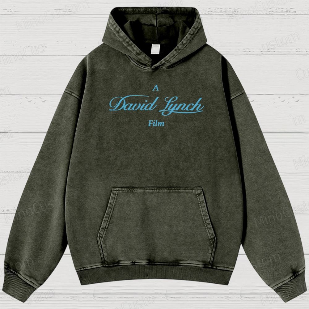 Blue Velvet  Washed Hoodies 