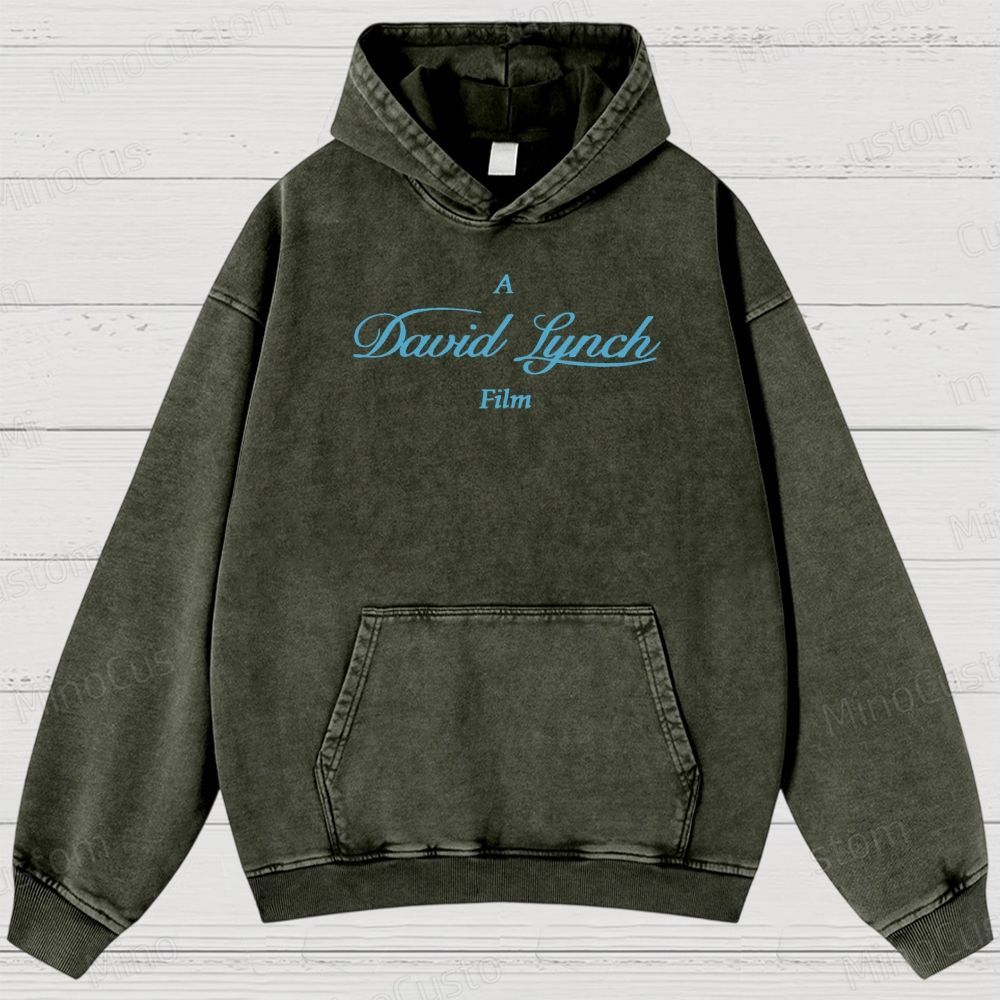 Blue Velvet  Washed Hoodies 